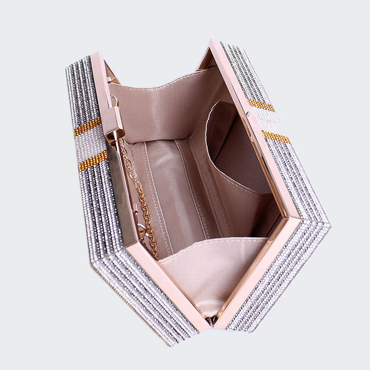 Damen Glamouröse Clutch-Tasche im Gelddesign Nord Taschen