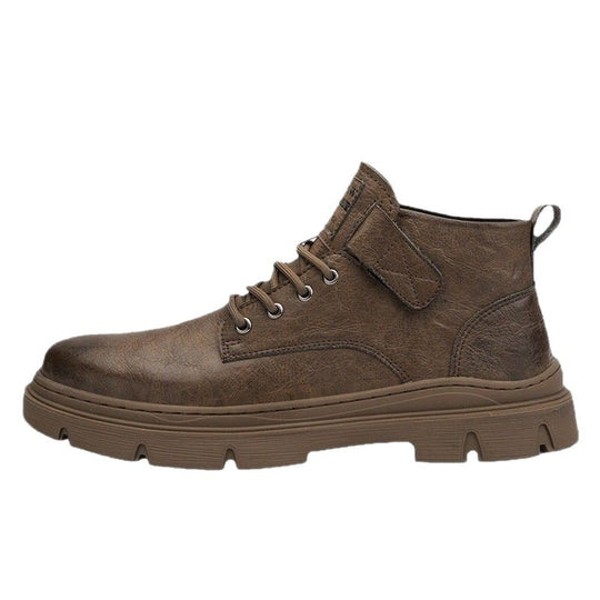 Gefütterte Retro-Stiefel, rutschfest