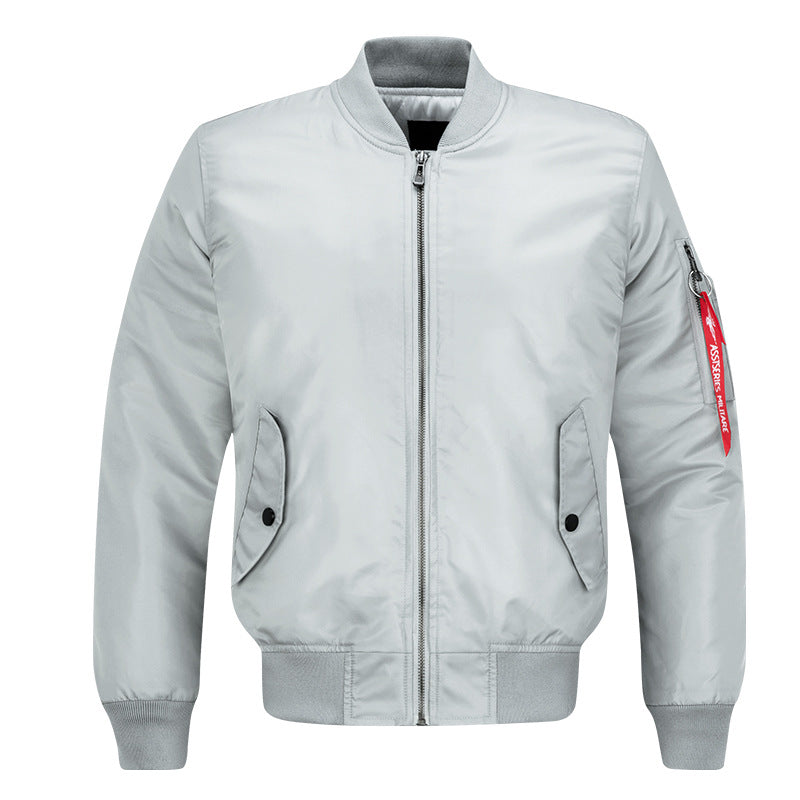 Men's  slim-profile insulated commuter bomber with low-profile sleeve zip pocket and snap-flap hand pockets Nord Taschen