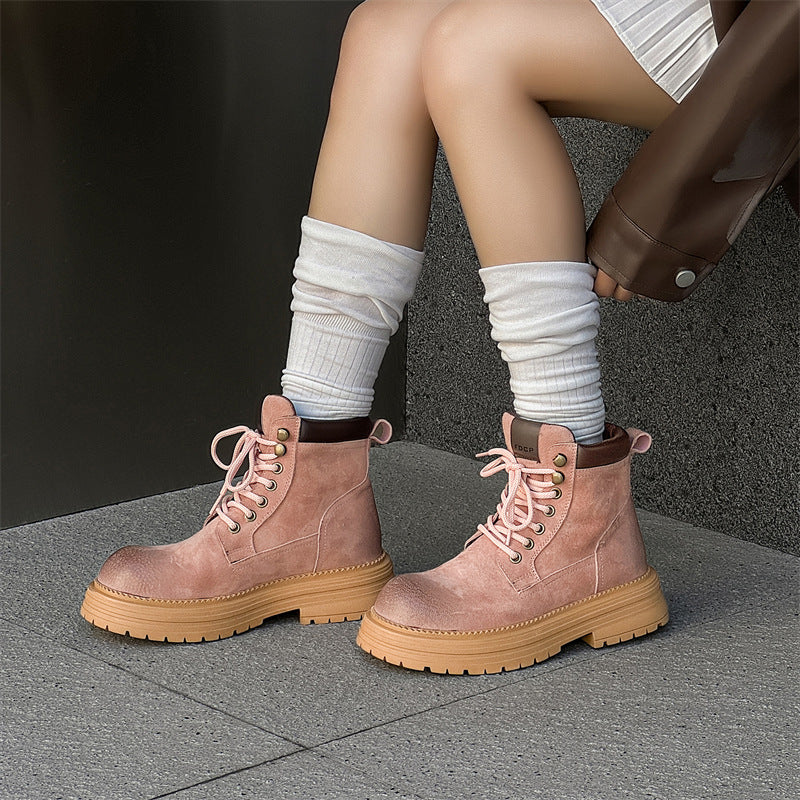 Herren-Stiefel im britischen Stil, Leder