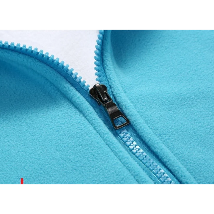 Fleecejacke Damen Reißverschluss-Fleece mit Stehkragen