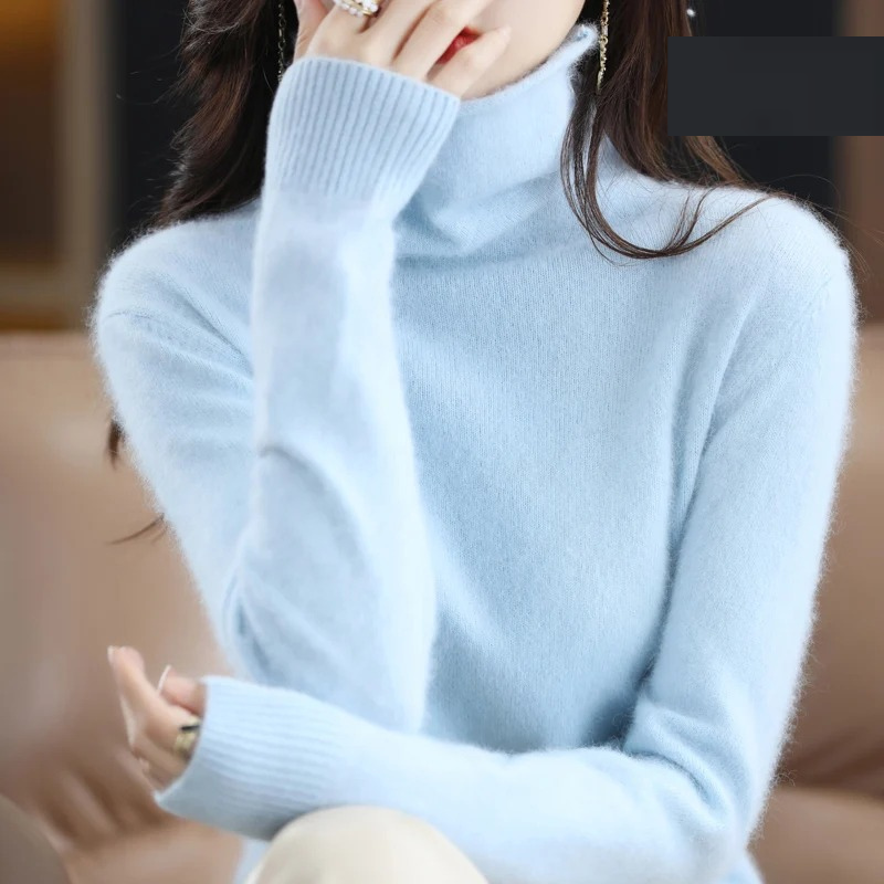 Nord Taschen | Pullover Damen Weicher Rollkragenpullover, Warm & Luxuriöses Design