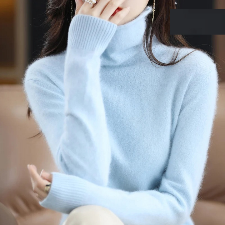Nord Taschen | Pullover Damen Weicher Rollkragenpullover, Warm & Luxuriöses Design