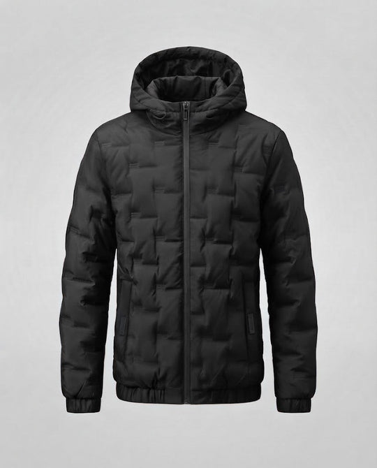 Herren Funktionale Steppjacke mit Kapuze Nord Taschen