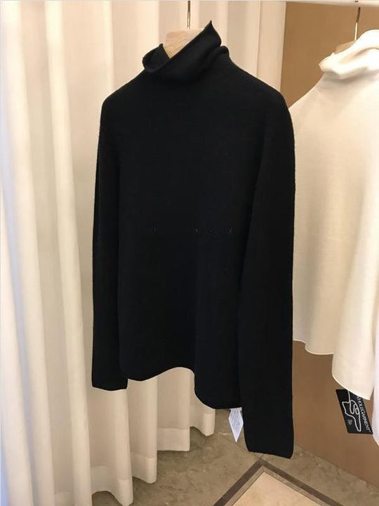 Damen Wollpullover mit Stehkragen