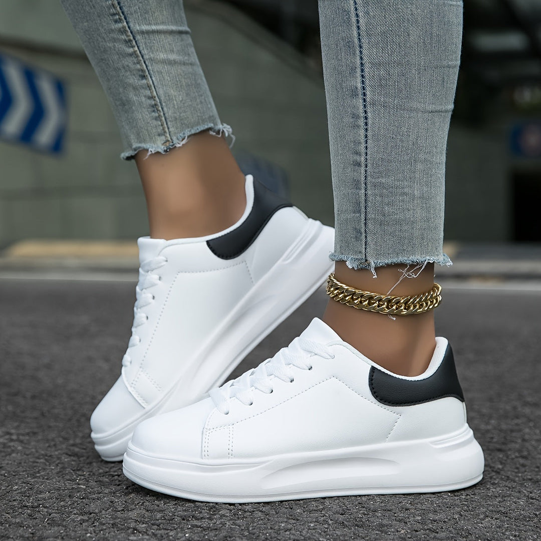 Damen Weiße Sneakers Casual
