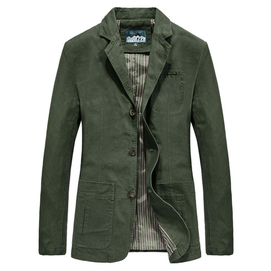 Herren Casual Baumwollblazer Nord Taschen