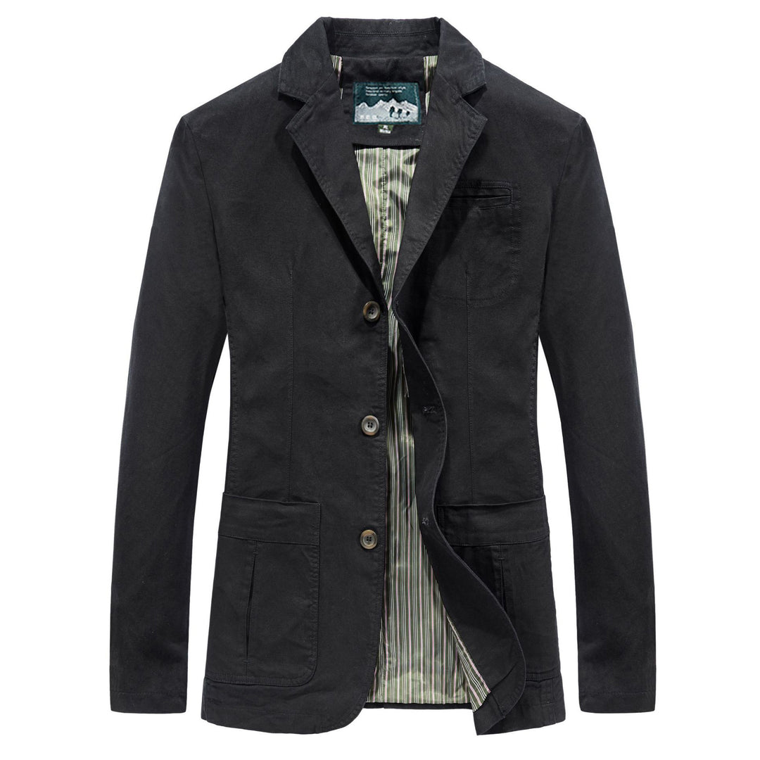 Herren Casual Baumwollblazer Nord Taschen