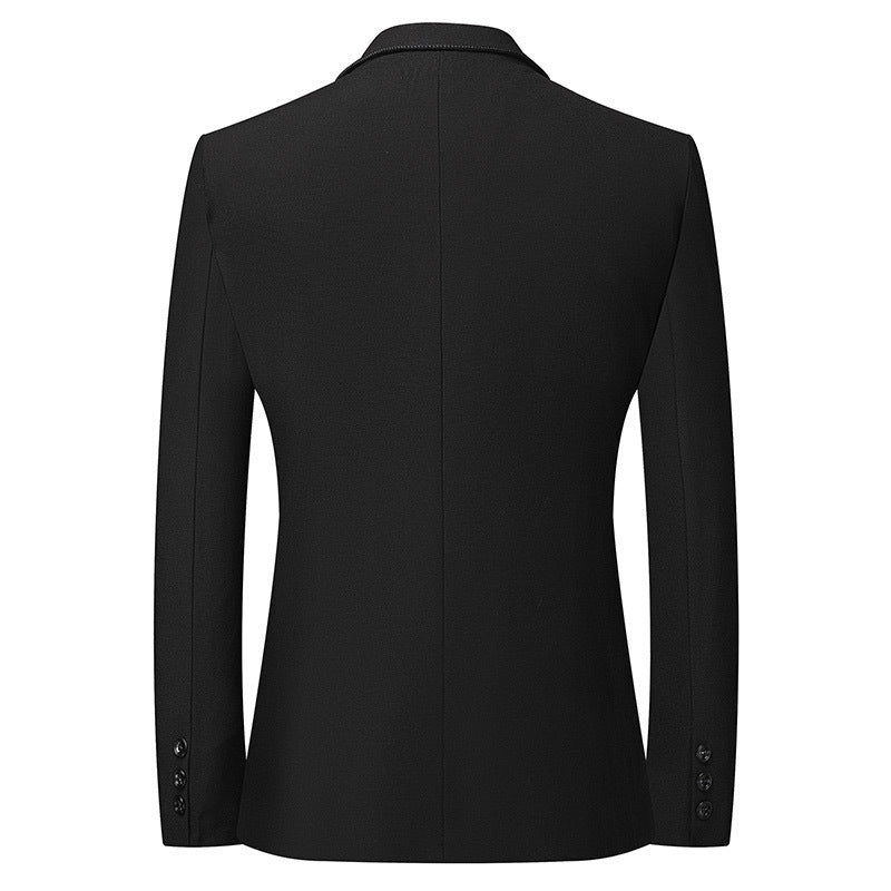 Herren Einreihiges Business-Sakko in Slim-Fit mit schmalem Revers und Brusttasche Nord Taschen