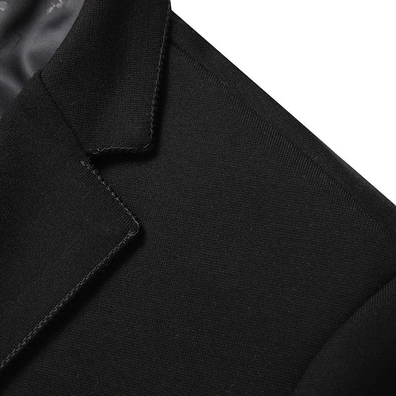 Herren Einreihiges Business-Sakko in Slim-Fit mit schmalem Revers und Brusttasche Nord Taschen