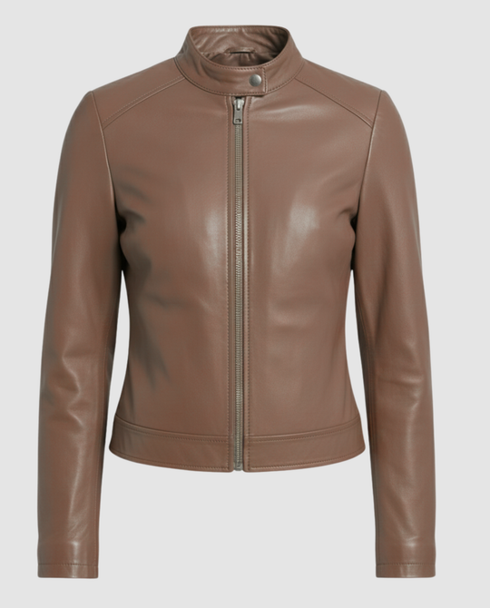 Elegante Lederjacke Damen - Arvani