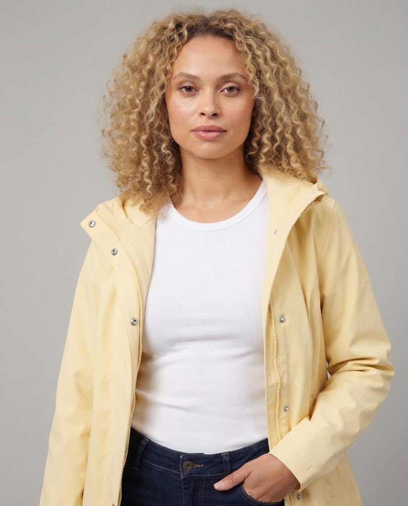 Damen Wasserabweisende Outdoor-Jacke mit Kapuze Nord Taschen