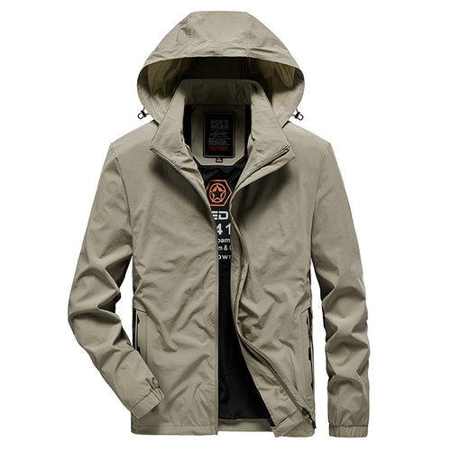 Herren Atmungsaktive Softshelljacke mit verstellbarer Kapuze und verdecktem zweiwegigen Reißverschluss Nord Taschen