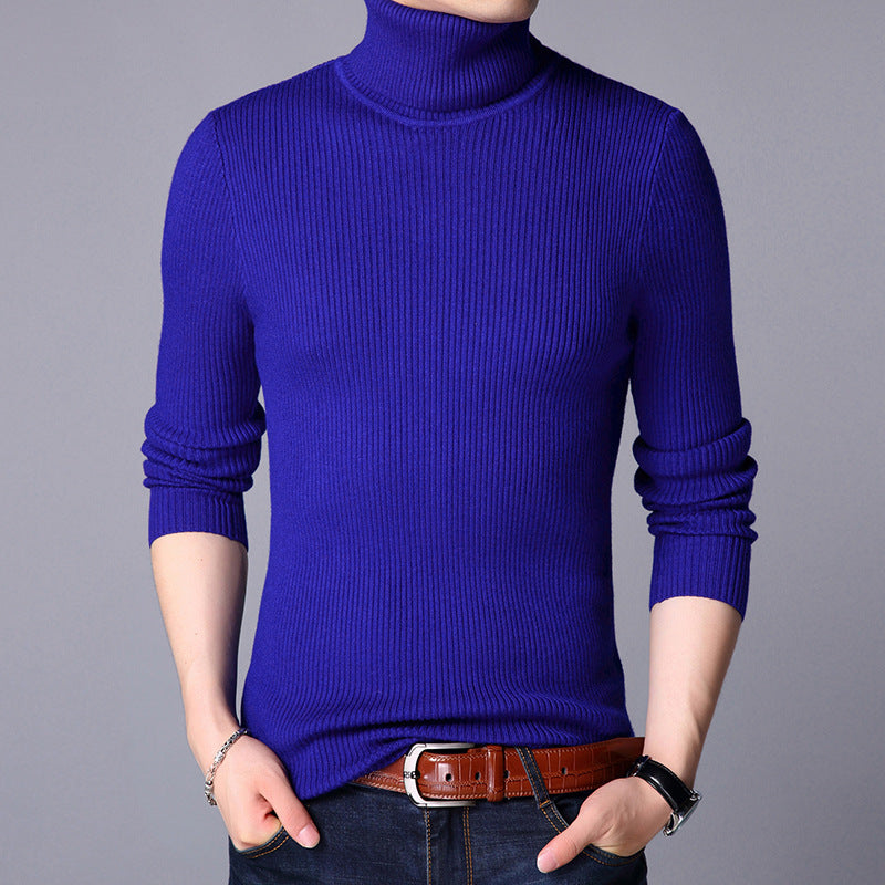Herren-Strickpullover mit vertikalem Rippmuster