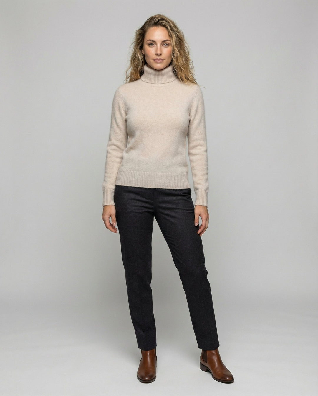 Weicher Cashmere Rollkragen Damen
