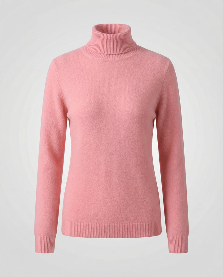 Weicher Kaschmir Rollkragenpullover Damen