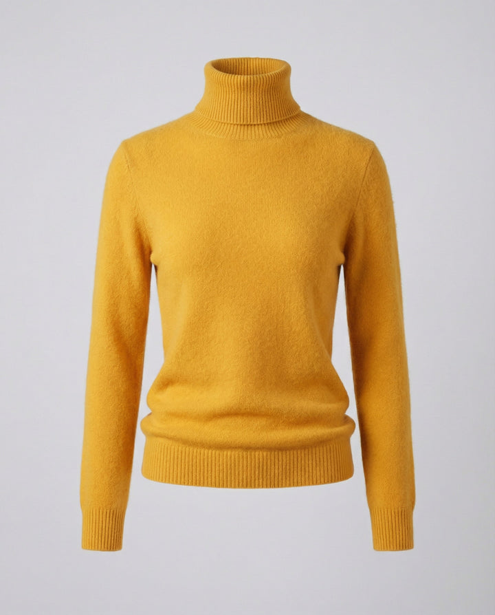 Weicher Kaschmir Rollkragenpullover Damen