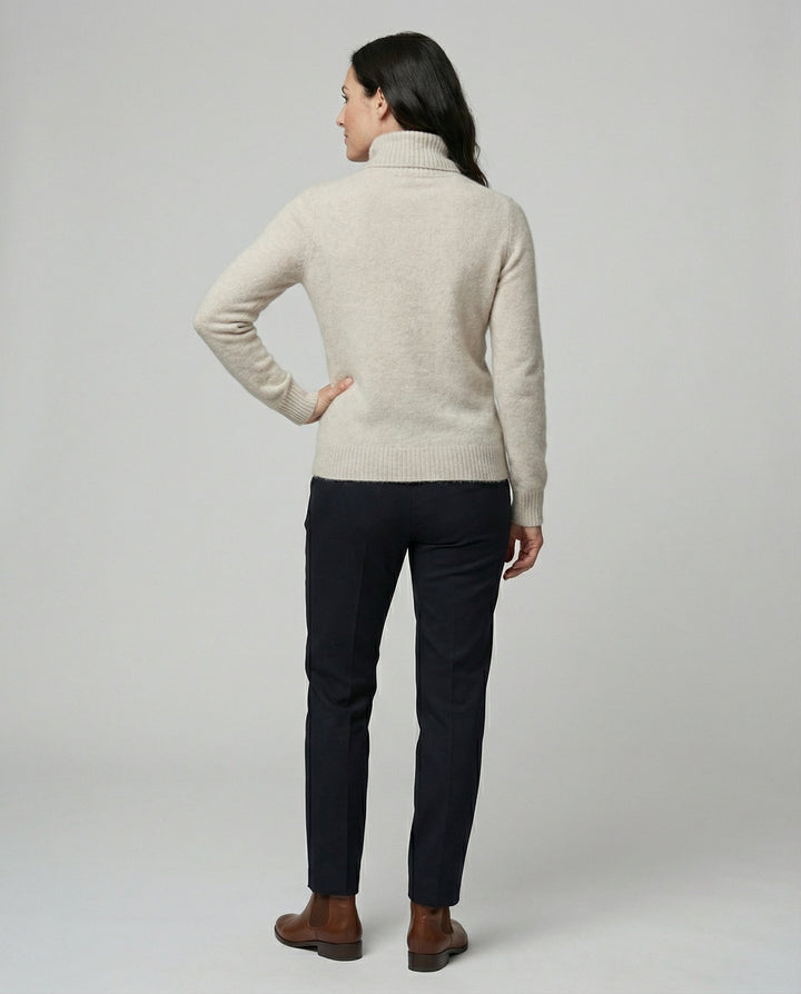 Weicher Kaschmir Rollkragenpullover Damen