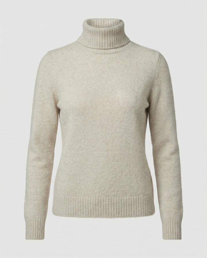 Weicher Kaschmir Rollkragenpullover Damen