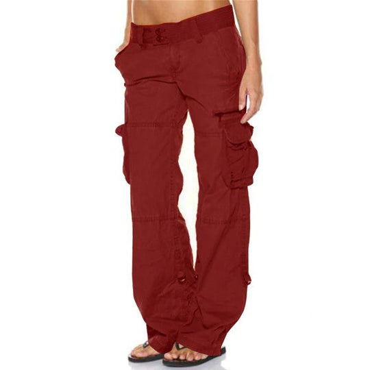 Damen-Cargo-Hose mit Taschen