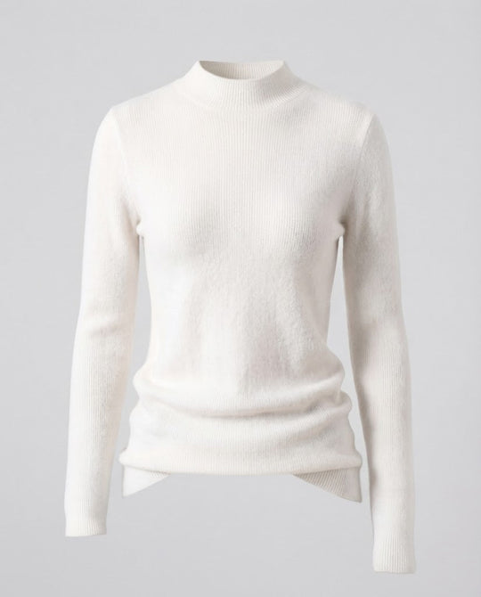 Damen Feiner Kurzrollkragenpullover in Angora‑Optik mit extrafeinem Flauschfinish Nord Taschen
