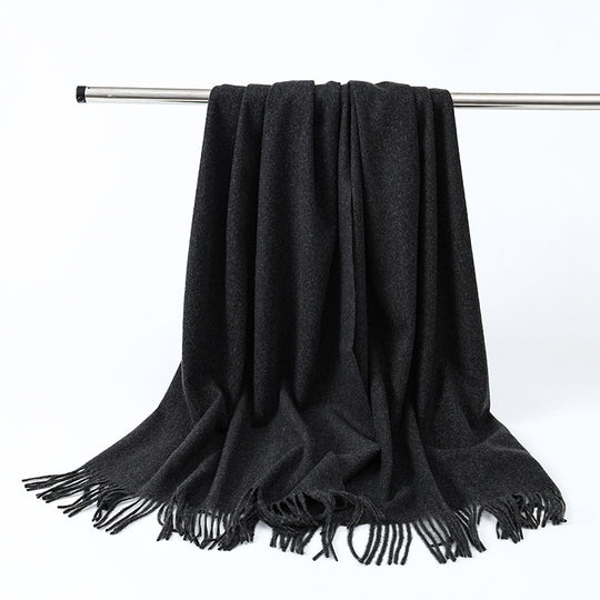 Eleganter Woll-Kaschmir-Schal für Damen und Herren