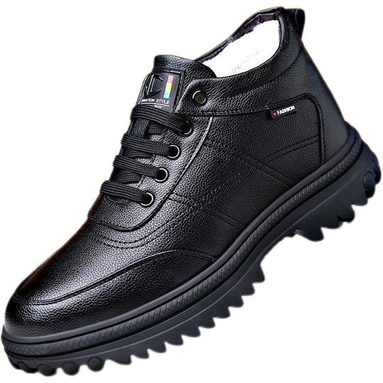 Gefütterte Herren-Winterstiefel, warm und bequem