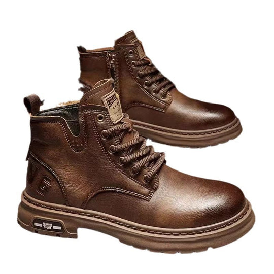 Herren-Stiefel, gefüttert, atmungsaktiv, Freizeit-Design
