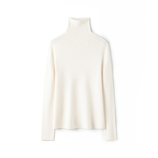 Damen-Rollkragenpullover aus Merinowolle