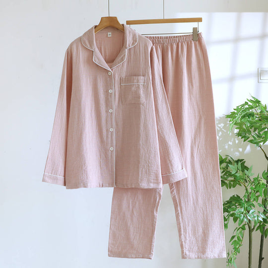 Atmungsaktives Jacquard-Baumwoll-Set für Damen