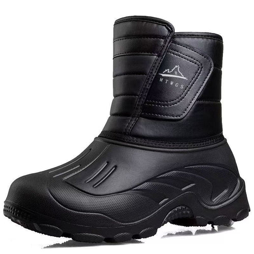 Gefütterte Herren-Winterstiefel für Outdoor-Aktivitäten