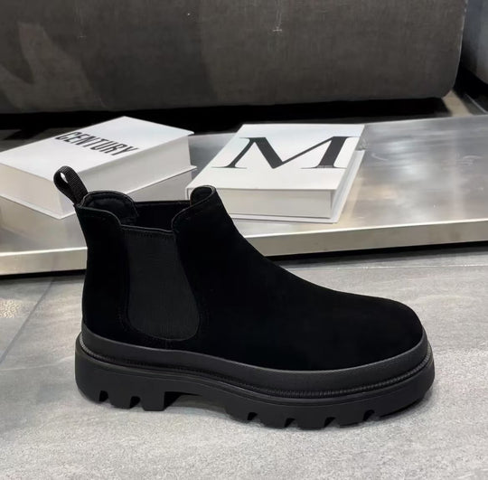 Herren-Stiefeletten, Chelsea-Stil, gefüttert