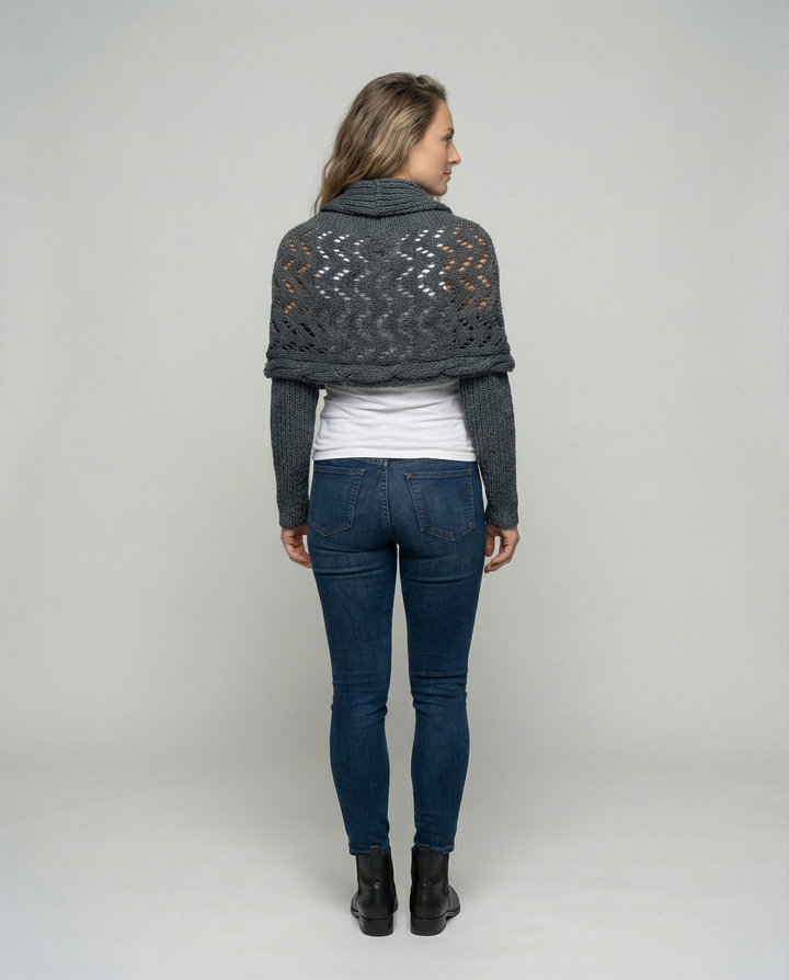 Bequemer Strickschal Damen
