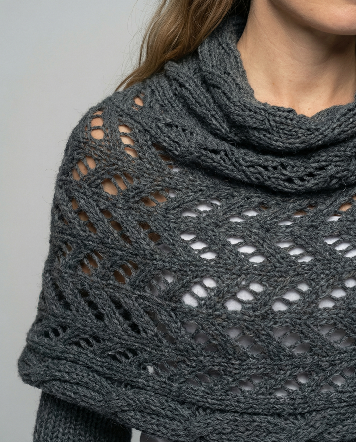Bequemer Strickschal Damen