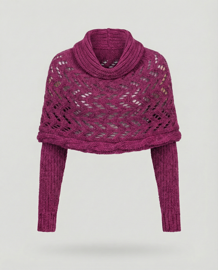 Bequemer Strickschal Damen