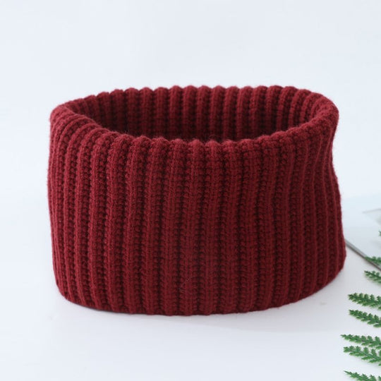 Gestrickter Halswärmer aus Wolle
