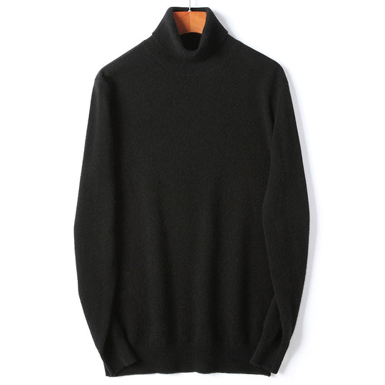 Herren-Rollkragenpullover aus Merinowolle