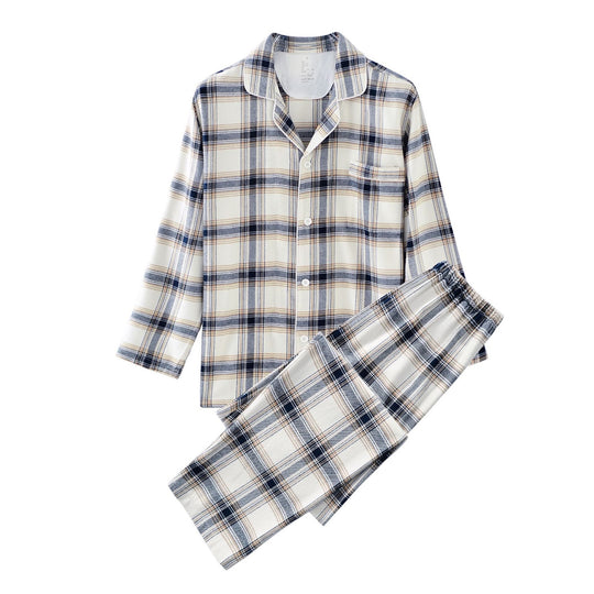 Flanell-Schlafanzug-Set für Damen und Herren