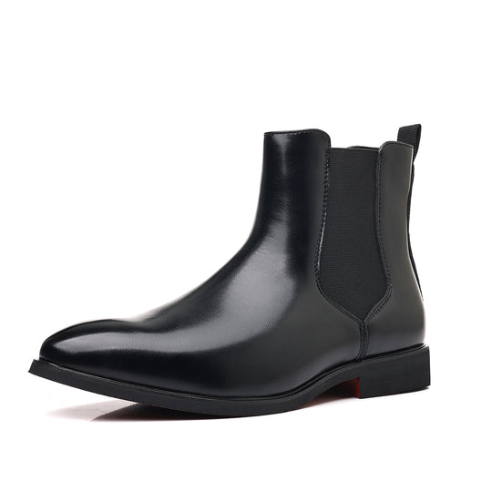 Elegante Herren-Chelsea-Stiefel, spitz zulaufend