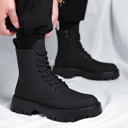 Elegante Herren-Stiefeletten aus weichem Material