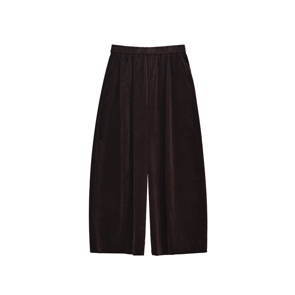 Retro-Cordhose mit elastischem Bund