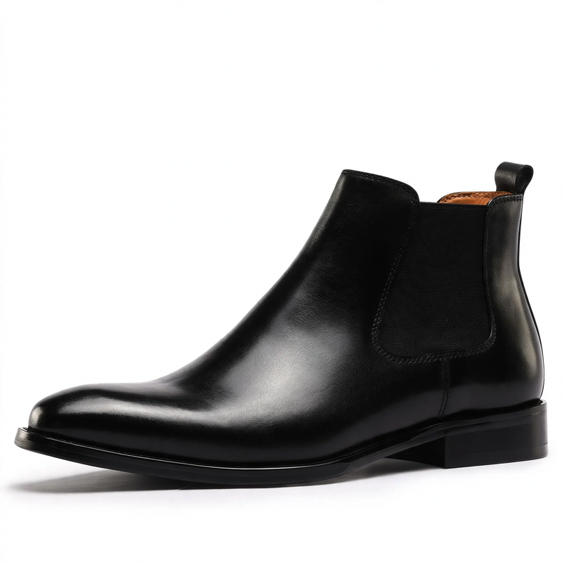 Chelsea-Stiefel für Herren aus echtem Leder