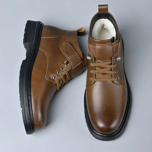 Gefütterte Herren-Winterstiefel, Business-Freizeit