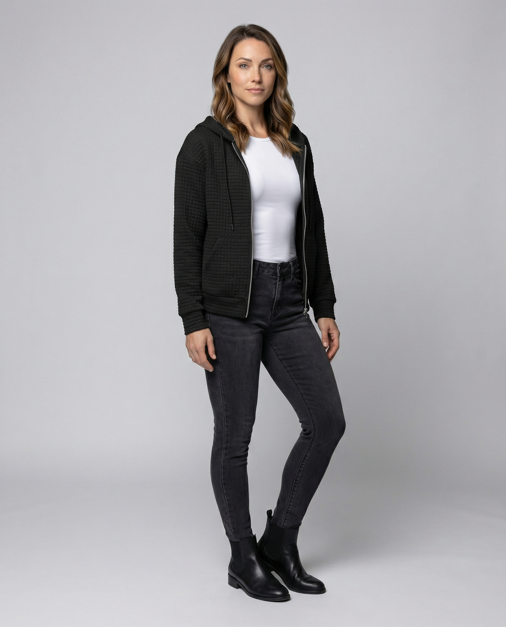Lässiges Kapuzen Sweatshirt Damen