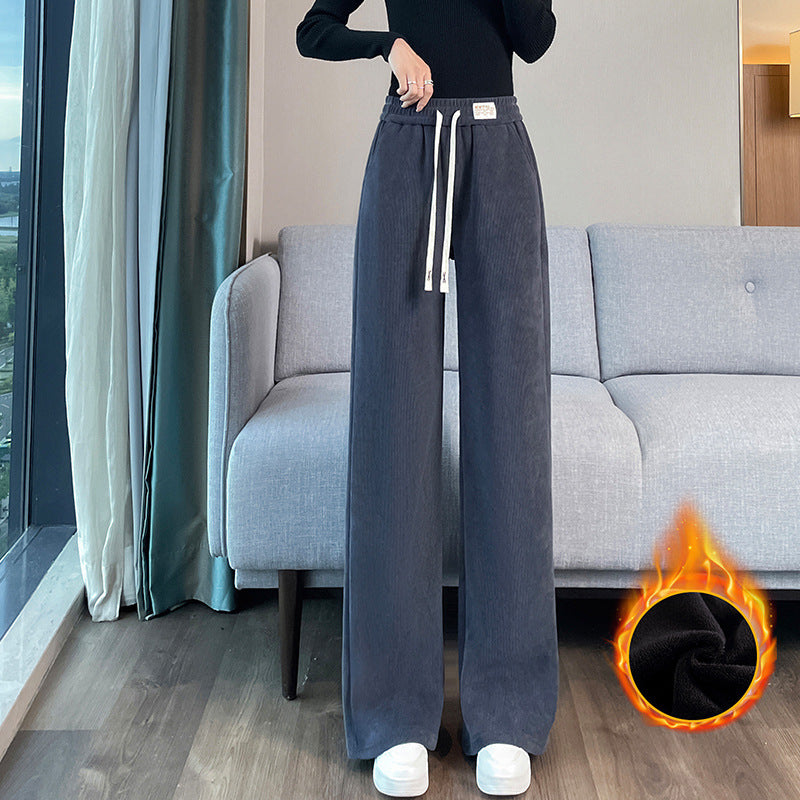 Lammfleece-Kordhose für Damen