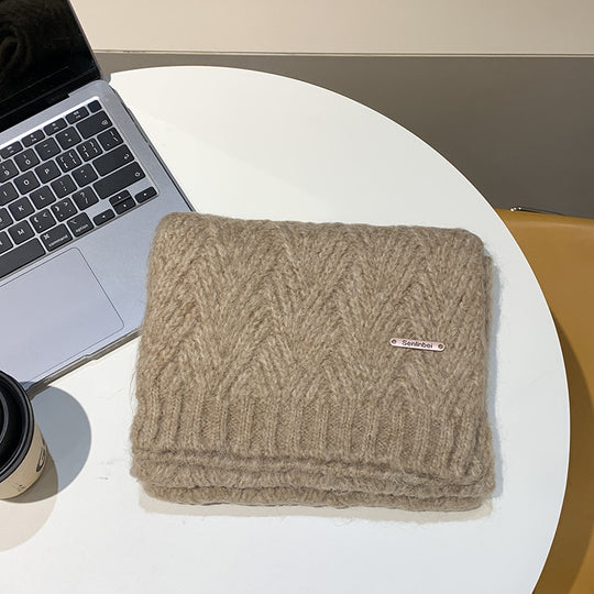 Strickschal aus Alpakawollmischung, modisch