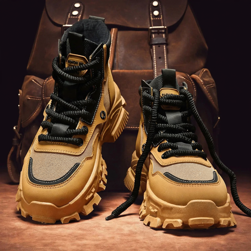 Gefütterte Herren-Winterstiefel, sportlich
