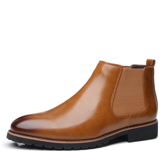Herren-Chelsea-Stiefel, lässig, spitz zulaufend