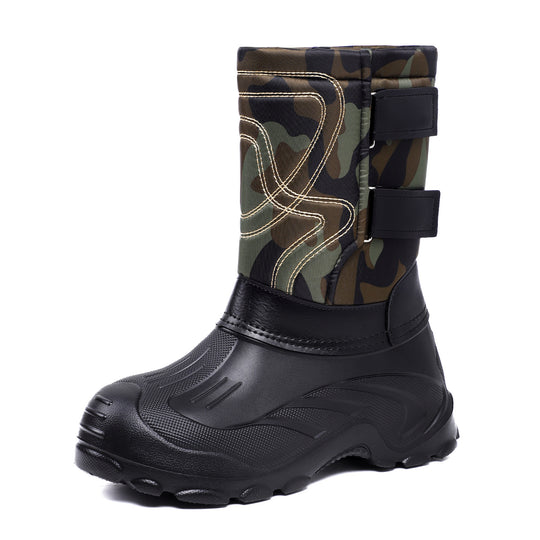Gefütterte Herren-Winterstiefel, rutschfest