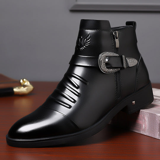 Herren-Business-Stiefel, wasserabweisend, warm
